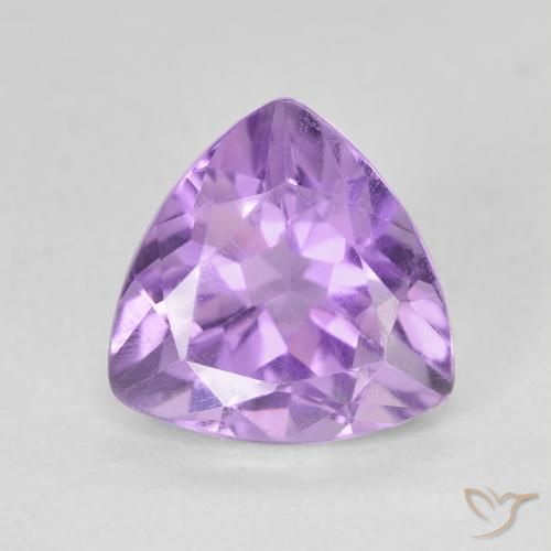 3.13ct Натуральный Средний фиолетовый Аметист, Триллион, Чистота VS