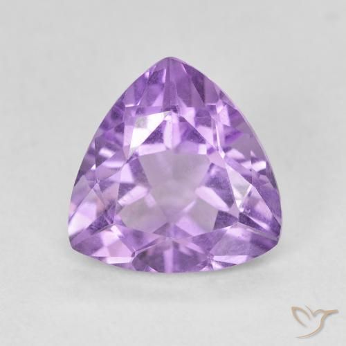 2.70ct Натуральный Средний фиолетовый Аметист, Триллион, Чистота VS