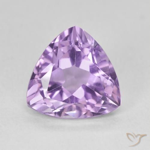2.98ct Натуральный Средний фиолетовый Аметист, Триллион, Чистота VS