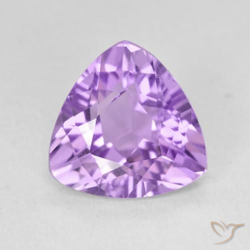 2.82ct Натуральный Средний фиолетовый Аметист, Триллион, Чистота VS