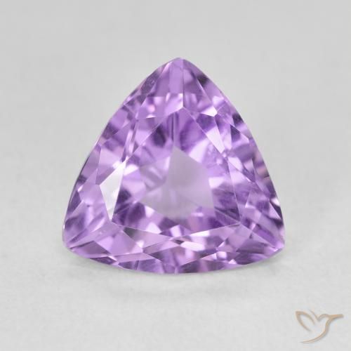 2.71ct Натуральный Средний фиолетовый Аметист, Триллион, Чистота VS
