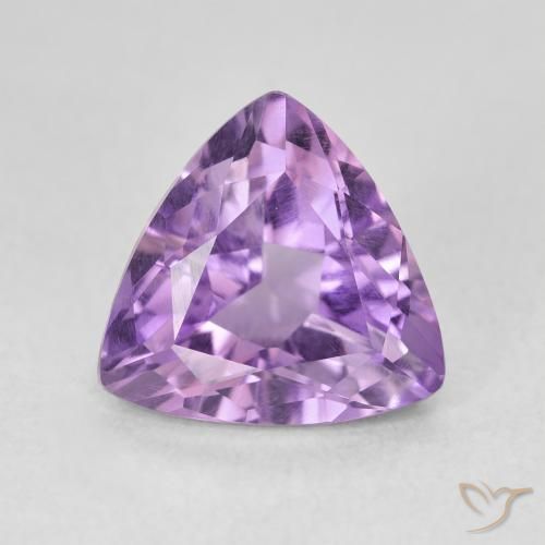 2.82ct Натуральный Средний пурпурно-фиолетовый Аметист, Триллион, VVS-VS