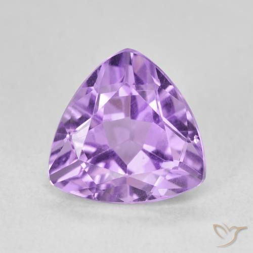 2.82ct Натуральный Средний фиолетовый Аметист, Триллион, Чистота VVS