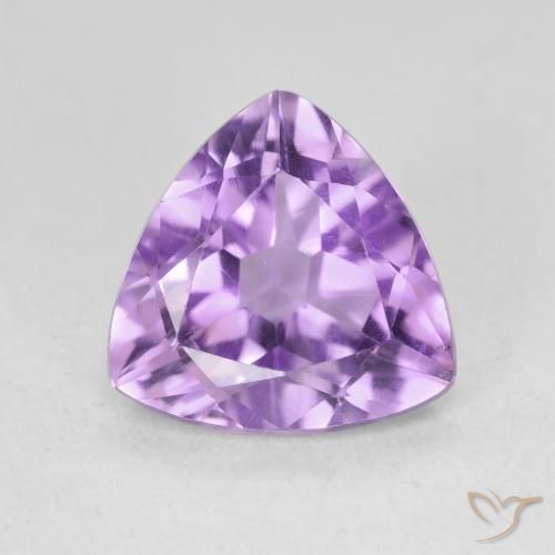 2.83ct Натуральный Розовато-фиолетовый Аметист, Триллион, Чистота VVS