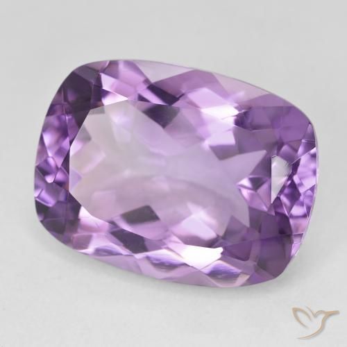 18.33 карата, натуральный Medium Light Purplish-Violet Аметист, Подушка, Чистота VVS