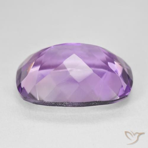 18.33 карата, натуральный Medium Light Purplish-Violet Аметист, Подушка, Чистота VVS