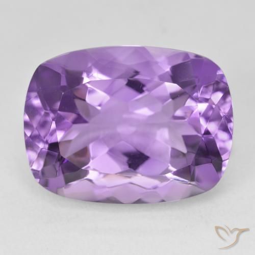 18.46ct Натуральный Средний фиолетовый Аметист, Подушка, Чистота VVS