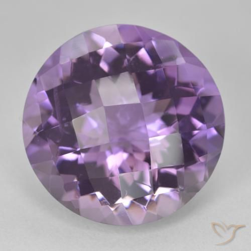 18.67ct Натуральный Пурпурно-фиолетовый Аметист, Круглый, VVS-VS