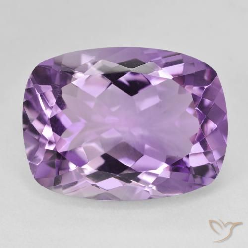 18.10ct Натуральный Пурпурно-фиолетовый Аметист, Подушка, Чистота VVS