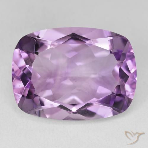 16.83ct Натуральный Светло-средний фиолетовый Аметист, Подушка, VVS-VS