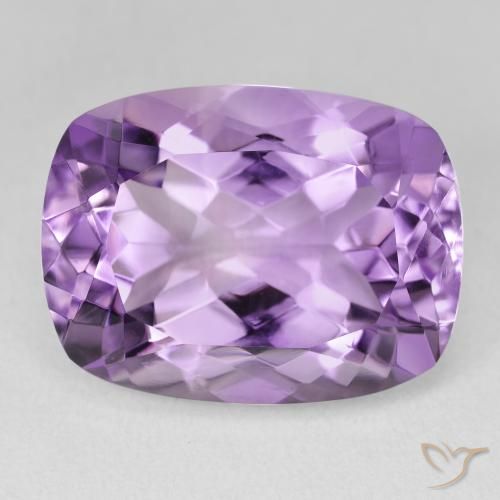 18.53ct Натуральный Розовато-Ирис Фиолетовый Аметист, Подушка, VVS-VS