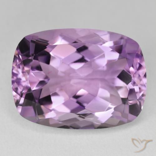19.11ct Натуральный Светло-средний фиолетовый Аметист, Подушка, VVS-VS