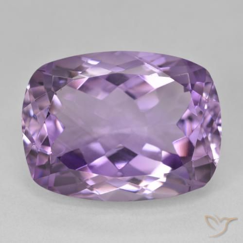 20.06ct Натуральный Средний фиолетовый Аметист, Подушка, Чистота VVS