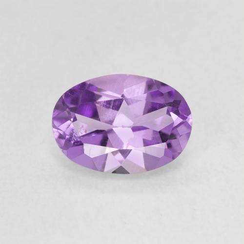 0.63ct Натуральный Розовато-фиолетовый Аметист, Овал, Чистота VS