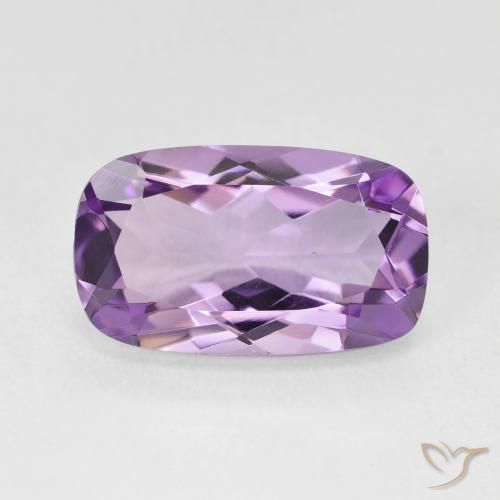 5.50ct Натуральный Средний фиолетовый Аметист, Подушка, Чистота VVS