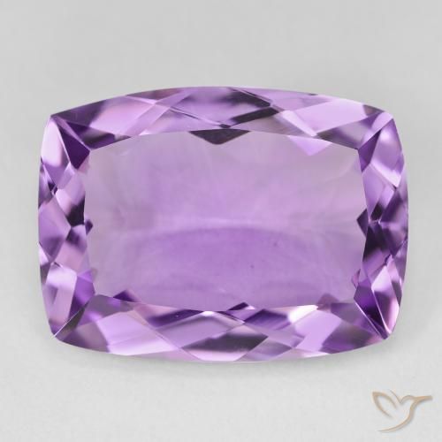 17.29ct Натуральный Пурпурно-фиолетовый Аметист, Подушка, Чистота VVS