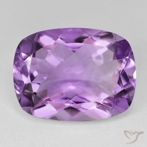 15.61ct Натуральный Средний фиолетовый Аметист, Подушка, VVS-VS