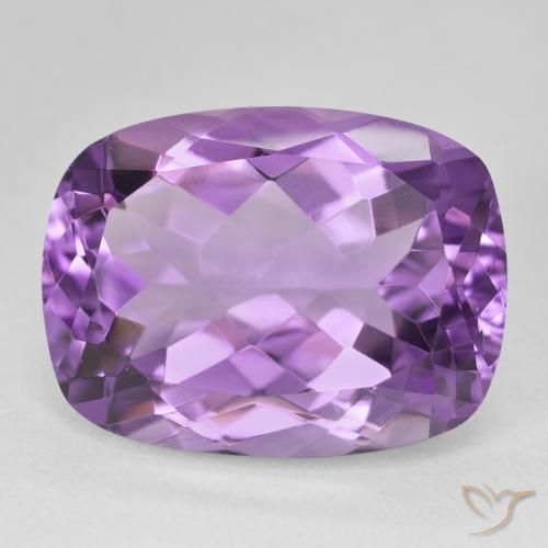 18.82ct Натуральный Medium Dark-Violet Аметист, Подушка, Чистота VVS