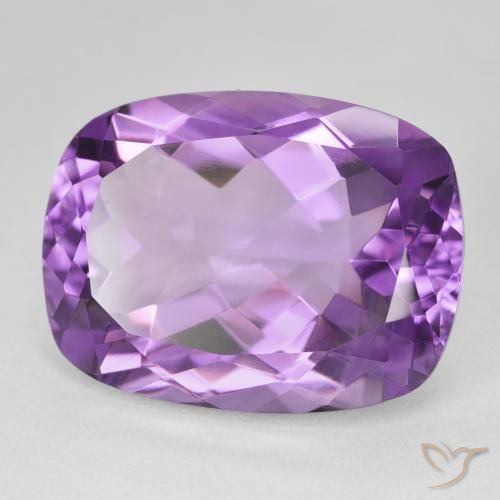 18.82 карата, натуральный Medium Dark-Violet Аметист, Подушка, Чистота VVS
