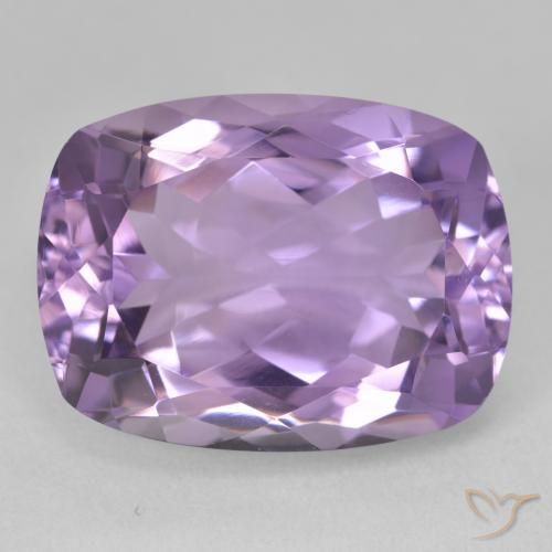 20.58ct Натуральный Средний фиолетовый Аметист, Подушка, Чистота VVS