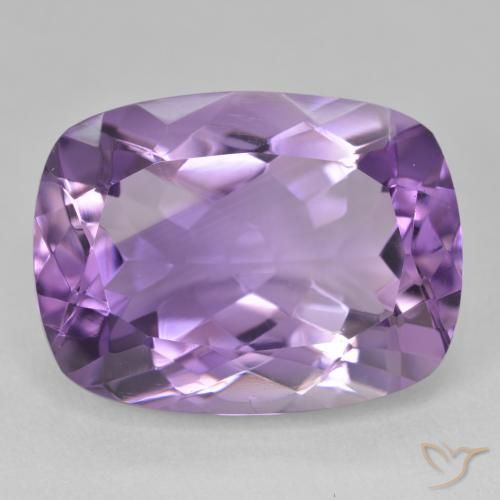 18.16ct Натуральный Средний фиолетовый Аметист, Подушка, Чистота VVS