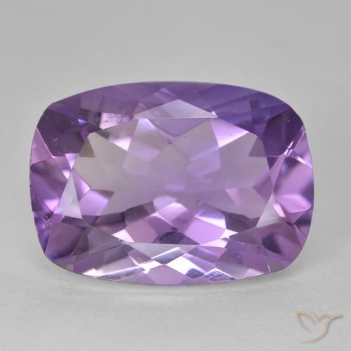 12.04ct Натуральный Темно-фиолетовый Аметист, Подушка, Чистота VVS