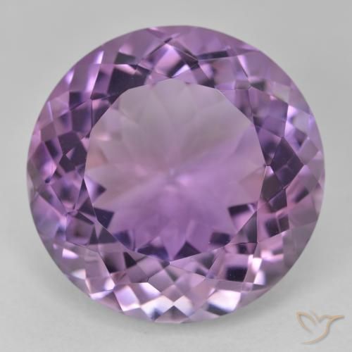 26.47ct Натуральный Средний фиолетовый Аметист, Круглый, Чистота VVS