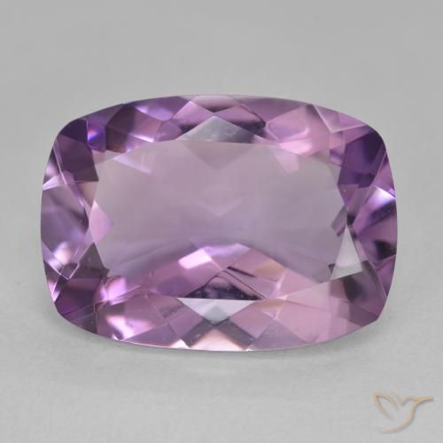 10.91ct Натуральный Средний фиолетовый Аметист, Подушка, Чистота VVS