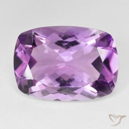 11.76ct Натуральный Средний розовый фиолетовый Аметист, Подушка, Чистота VVS