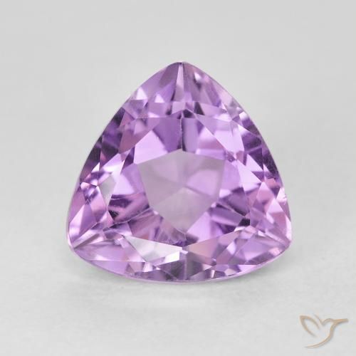 3.23ct Натуральный Розовато-фиолетовый Аметист, Триллион, VVS-VS