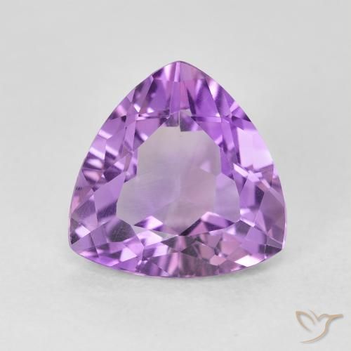 2.83ct Натуральный Розовато-фиолетовый Аметист, Триллион, VVS-VS