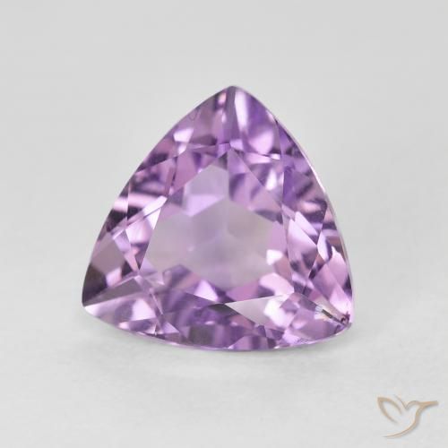 2.91 карата, натуральный Medium Light Purplish-Violet Аметист, Триллион, VVS-VS