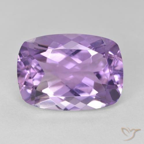 13.05ct Натуральный Темно-фиолетовый Аметист, Подушка, Чистота VVS