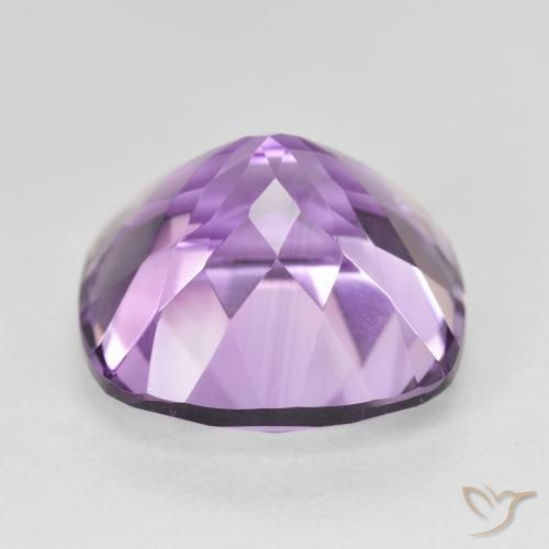 12.98 карата, натуральный Medium Light Purplish-Violet Аметист, Подушка, Чистота VVS
