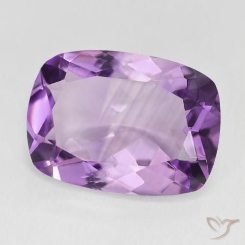 11.19 карата, натуральный Medium Light Purplish-Violet Аметист, Подушка, Чистота VVS