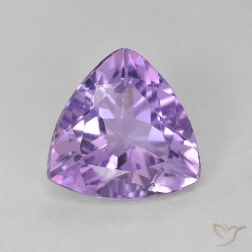 2.72ct Натуральный Средний фиолетовый Аметист, Триллион, Чистота VS