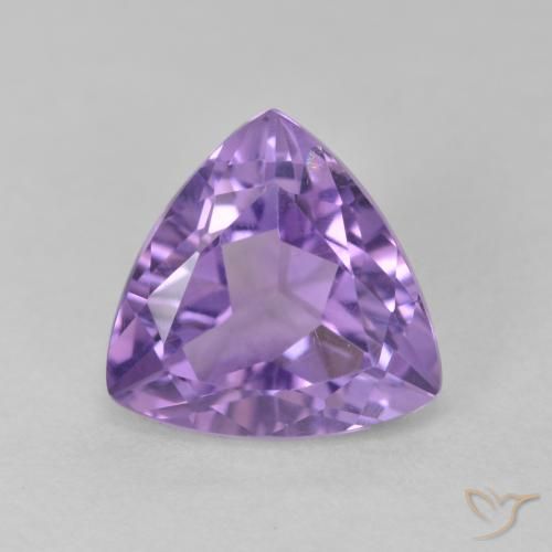 3.03ct Натуральный Ирис Вайолет Аметист, Триллион, Чистота VS