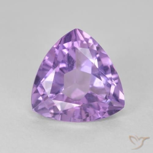 3.01ct Натуральный Ирис Вайолет Аметист, Триллион, Чистота VS