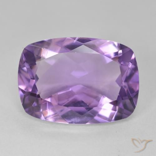 11.50ct Натуральный Средний фиолетовый Аметист, Подушка, Чистота VVS