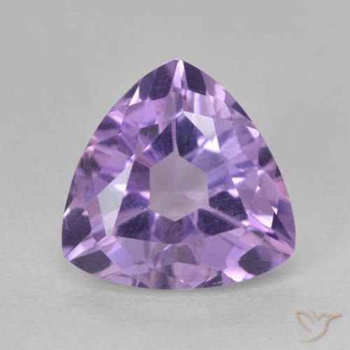 3.10ct Натуральный Глубокий Ирис Фиолетовый Аметист, Триллион, Чистота VS