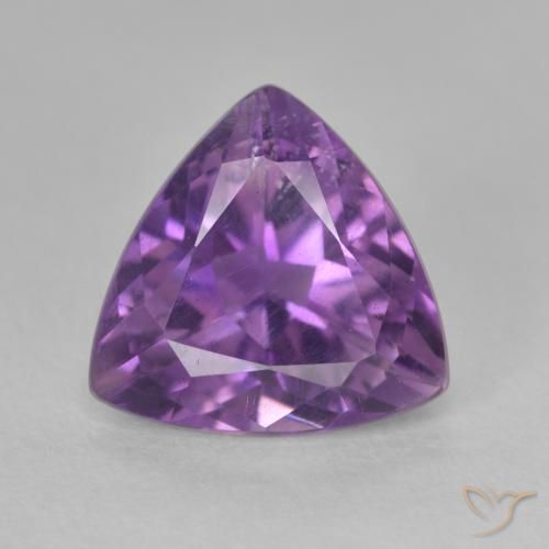 2.83ct Натуральный Средний фиолетовый Аметист, Триллион, Чистота VS