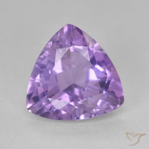 2.81ct Натуральный Глубокий Ирис Фиолетовый Аметист, Триллион, Чистота VS