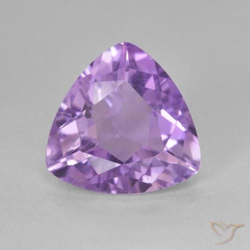 2.82ct Натуральный Глубокий Ирис Фиолетовый Аметист, Триллион, Чистота VS
