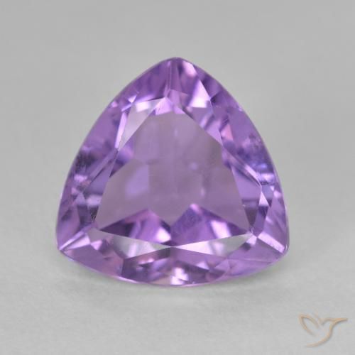 2.82ct Натуральный Розовато-фиолетовый Аметист, Триллион, Чистота VS