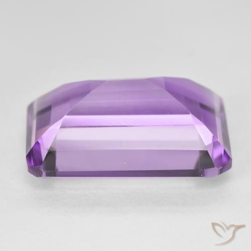 18.56 карата, натуральный Medium Light Purplish-Violet Аметист, Октагон / Изумрудная Огранка, Чистота VVS