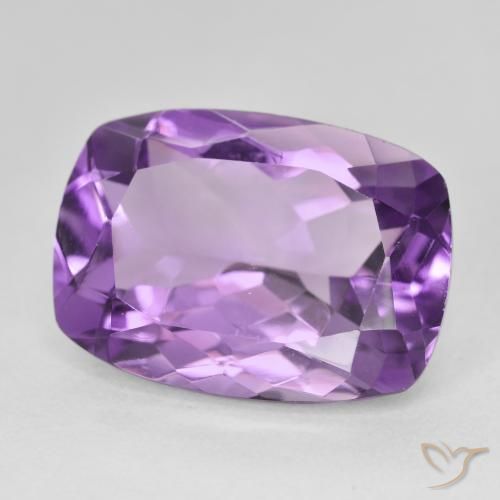 13.17 карата, натуральный Medium Light Purplish-Violet Аметист, Подушка, Чистота VVS