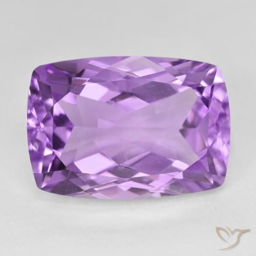 14.50ct Натуральный Пурпурно-фиолетовый Аметист, Подушка, Чистота VVS