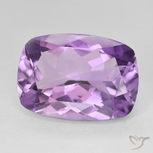 12.02 карата, натуральный Medium Light Purplish-Violet Аметист, Подушка, Чистота VVS