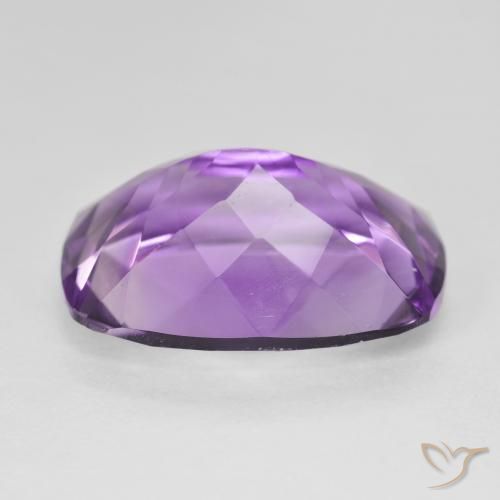 12.02 карата, натуральный Medium Light Purplish-Violet Аметист, Подушка, Чистота VVS