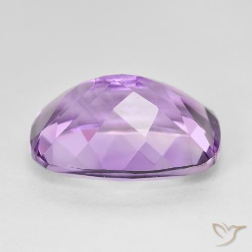 12.87 карата, натуральный Medium Light Purplish-Violet Аметист, Подушка, Чистота VVS